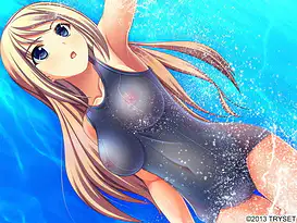 Cover Summer Swim! -Watashi-tachi Donna Hazukashii Renshuu ni mo Taete Misemasu - thumb 2 | Download now!