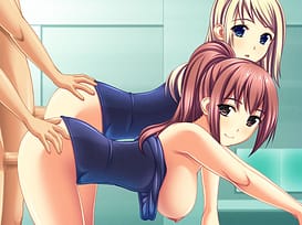 Summer Swim! -Watashi-tachi Donna Hazukashii Renshuu ni mo Taete Misemasu | Thumb 12