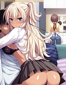 Cover Kuro Gyaru Musume to no Inyoku Soukan -Honrou Sareru Chichioya no Seiyoku | Download now!